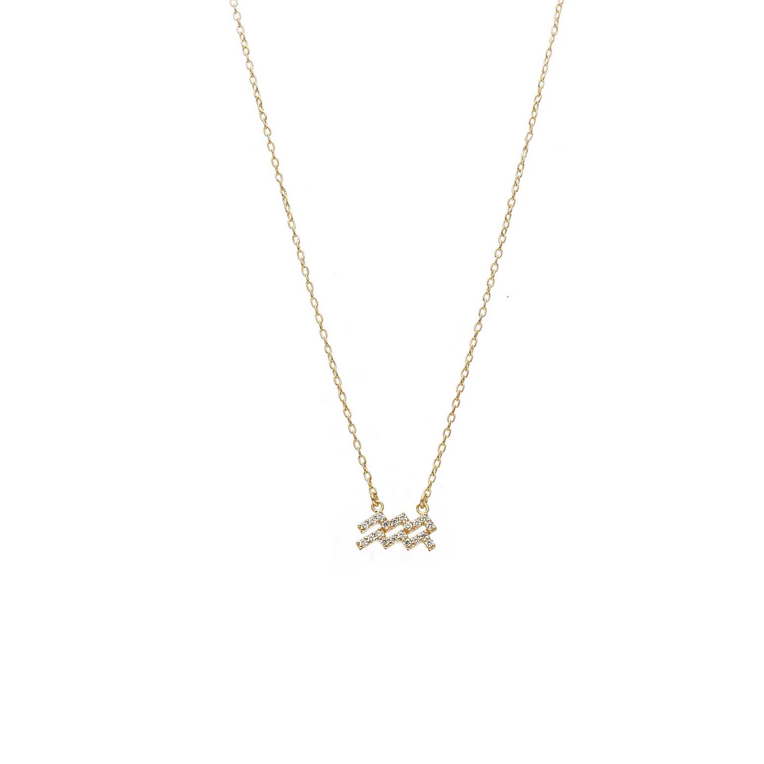Silk & Steel Aquarius Necklace